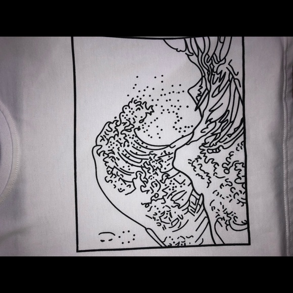 White long sleeve tee shirt - Picture 2 of 2